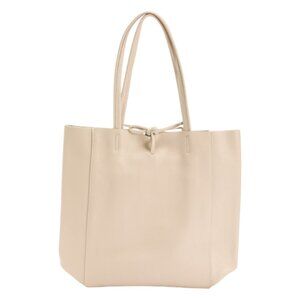 MARLON Made In Italy Leather Unlined Shopper Tote